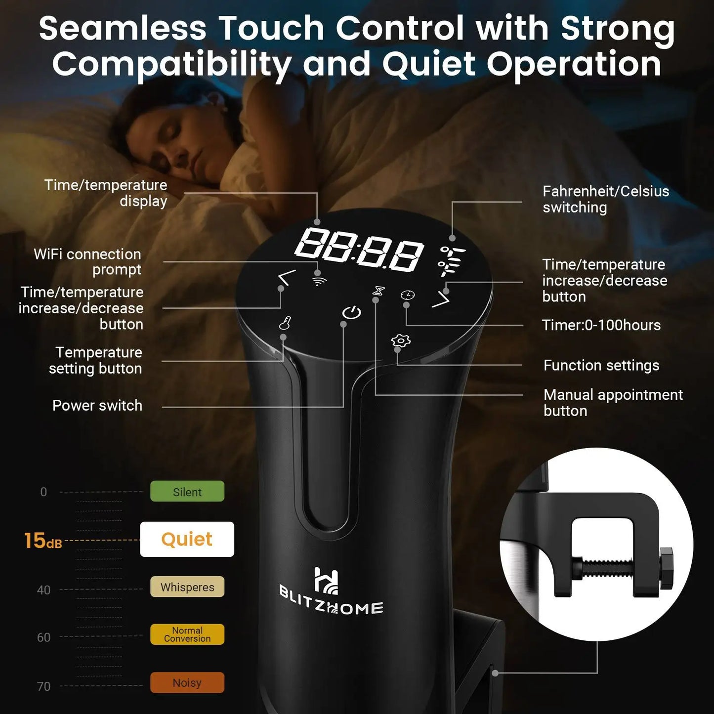 Sous Vide Machines 1100W Smart Wi-fi Devices
