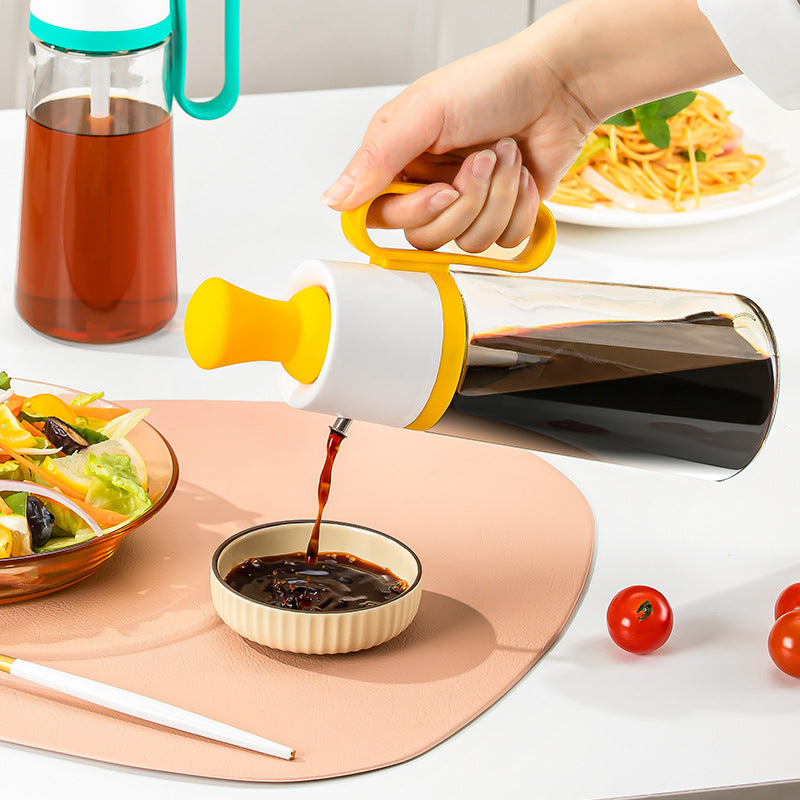 All in 1 Oil Dispenser With Silicon Brush