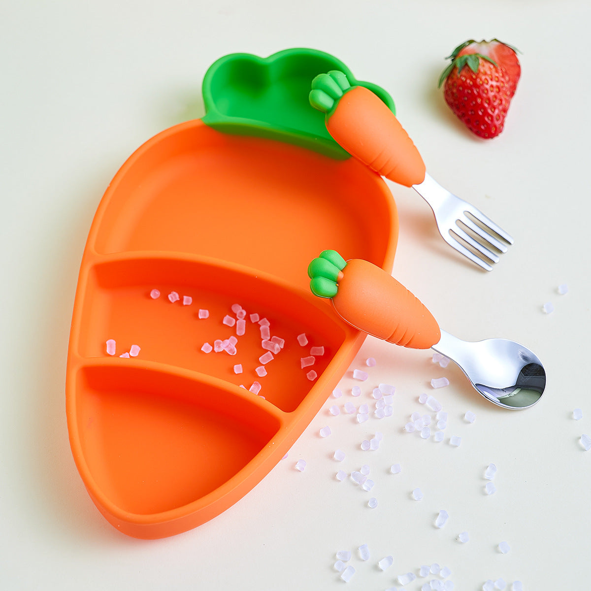 Children's Silicone Dining Plate Set