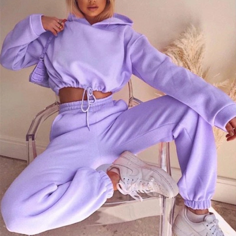 Jogging Suits For Women 2 Piece Sweatsuits Tracksuits Sexy Long Sleeve Hoodie Casual Sportswear