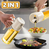 All in 1 Oil Sprayer Bottle BBQ Cooking Oil Dispenser