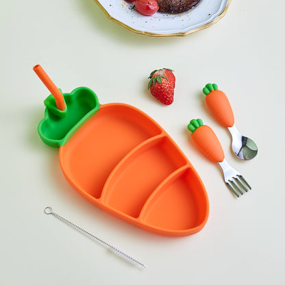 Children's Silicone Dining Plate Set