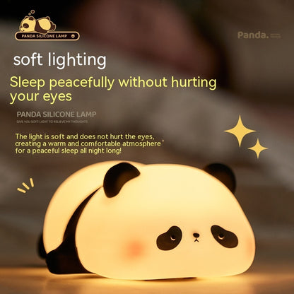 Panda Fat Up To Small Night Lamp Luminous Decompression Ornaments