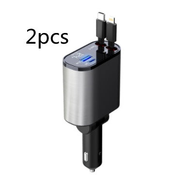 Fast Charging Car Cigarette Lighter USB And TYPE-C Adapter