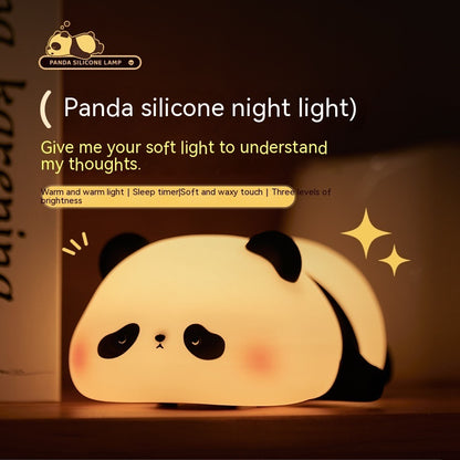 Panda Fat Up To Small Night Lamp Luminous Decompression Ornaments