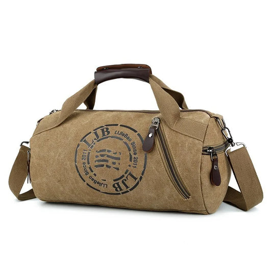 Durable Multifunction Handbag Men Canvas Sport Bag