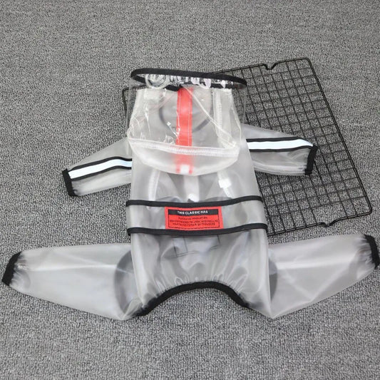 Dog Raincoat Dog Clothes Transparent