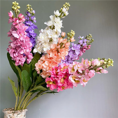 Big Artificial Hyacinth Violet flower branch