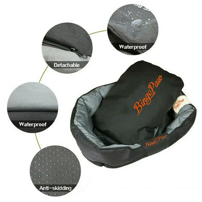 Waterproof XXL Basket Pillow Comfy Bed