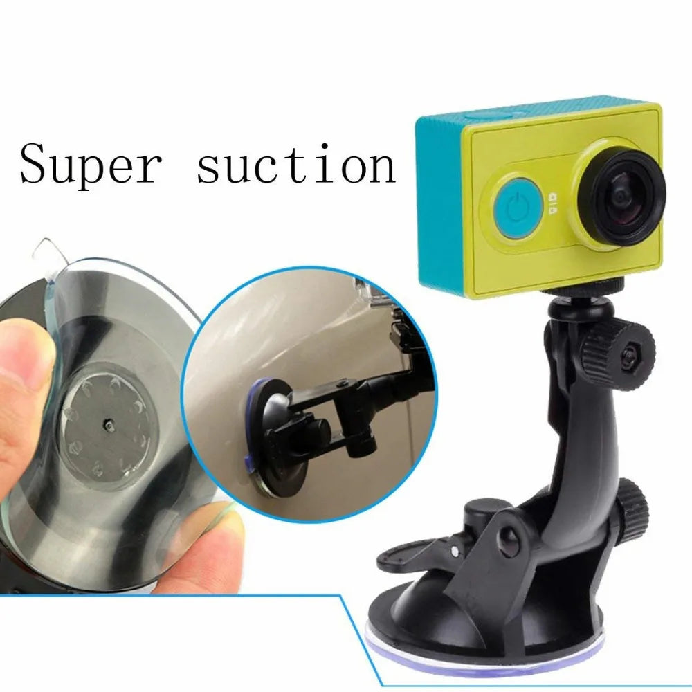 Glass Suction cup action camera sport