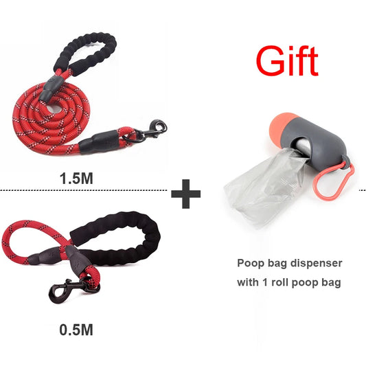 Strong Dog Leashes Reflective Durable Dog