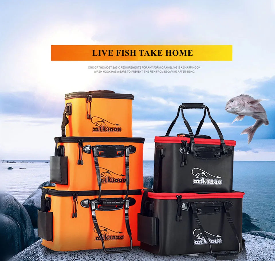 Portable EVA Fishing Bag Collapsible Fishing Bucket