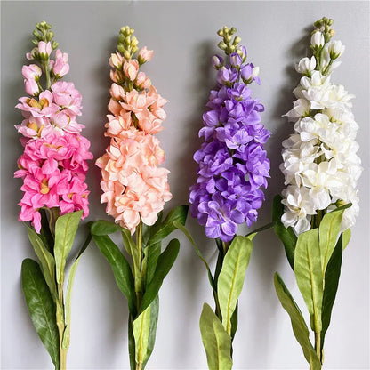 Big Artificial Hyacinth Violet flower branch