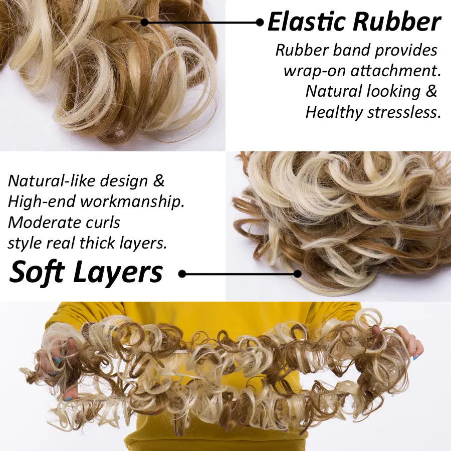 High Temperature Fiber Natural Fake Hair