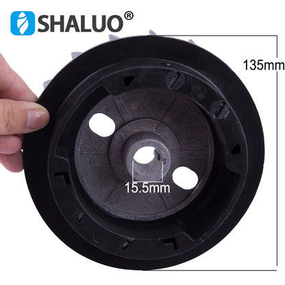 Gasoline generator aluminum plastic flywheel