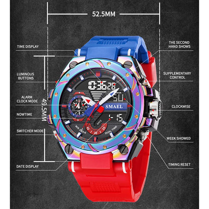 Quartz Watch For Men SMAEL Wristwatches