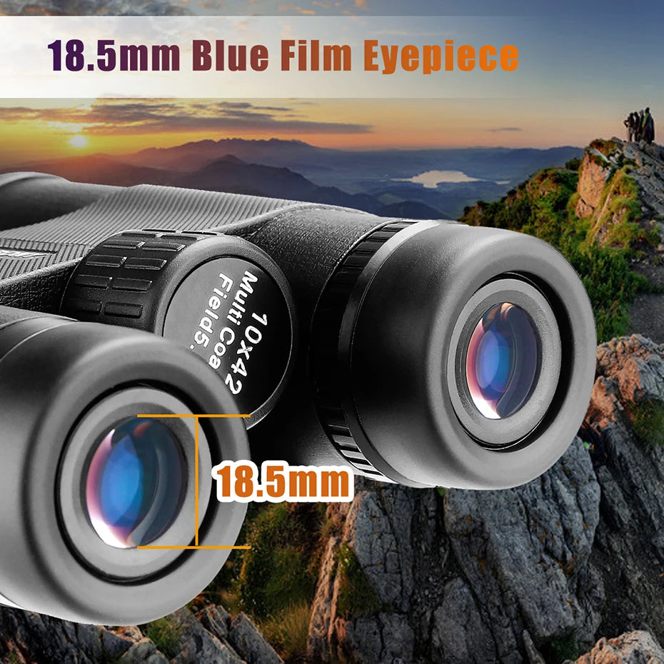 SVBONY SA202 Telescope 10X42 Binoculars Professional Roof Prism Powerful Camping Equipment for Travel Outdoor Survival