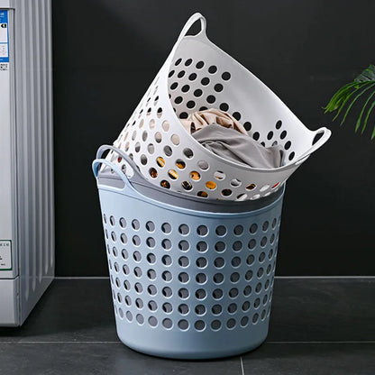 Dirty Laundry Basket Plastic Dirty Clothes Basket Clothes Storage Basket Bathroom Laundry Basket Toys Sundries Storage Basket