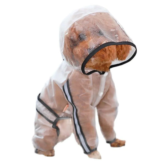 Dog Raincoat Dog Clothes Transparent