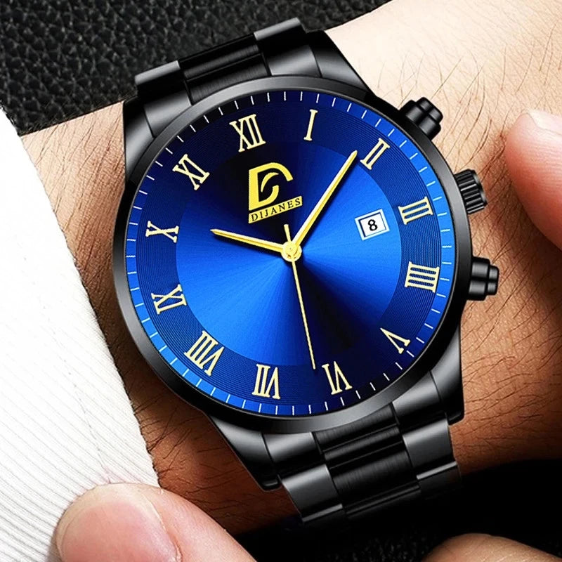 Fashion Mens Watches Luxury Stainless steel