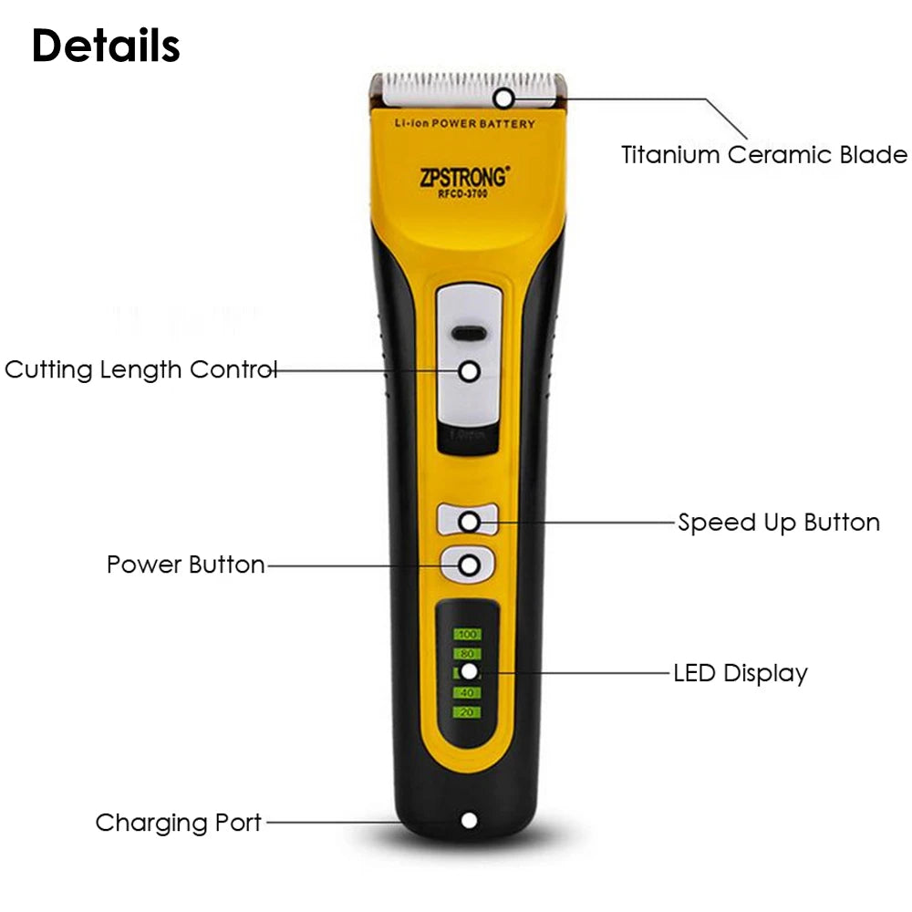 Professional Electric Hair Trimmer Rechargeable