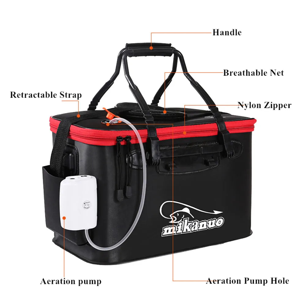 Portable EVA Fishing Bag Collapsible Fishing Bucket