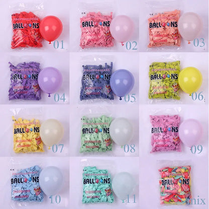 200pcs Thickening 5 inch Macaron Latex balloons