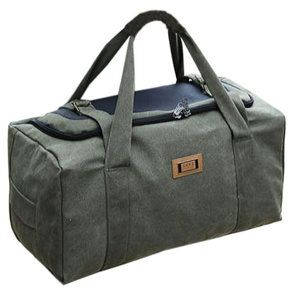 Thickened Canvas Men's and Women's Oversized Moving Quilt Luggage Bag