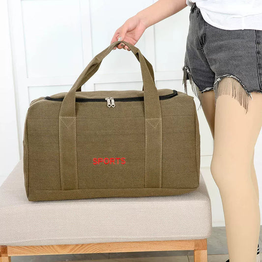 Retro Canvas Women's Short-Distance Work Travel Bag