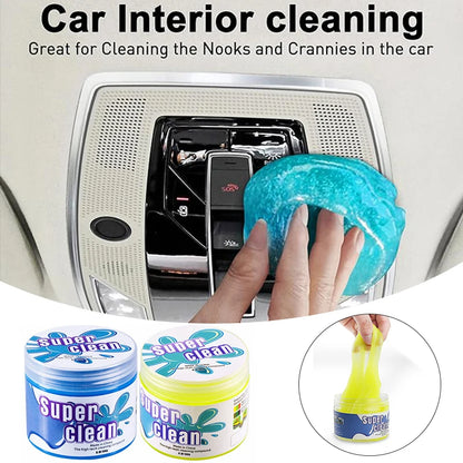 Super Dust Clean Clay Dust Keyboard Cleaner Slime Toys Cleaning Gel Car Gel Mud Putty Kit USB for Laptop Cleanser Glue