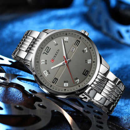 Business Men Luxury Watches Stainless Steel Quartz