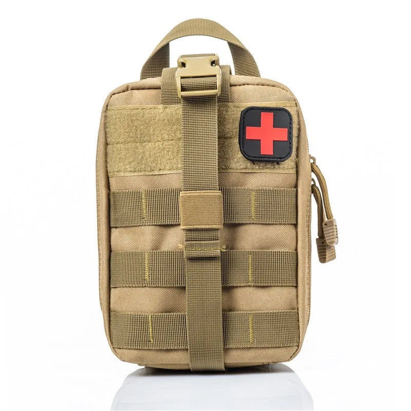 Portable Tactical First Aid Kit Medical Bag For Hiking Travel