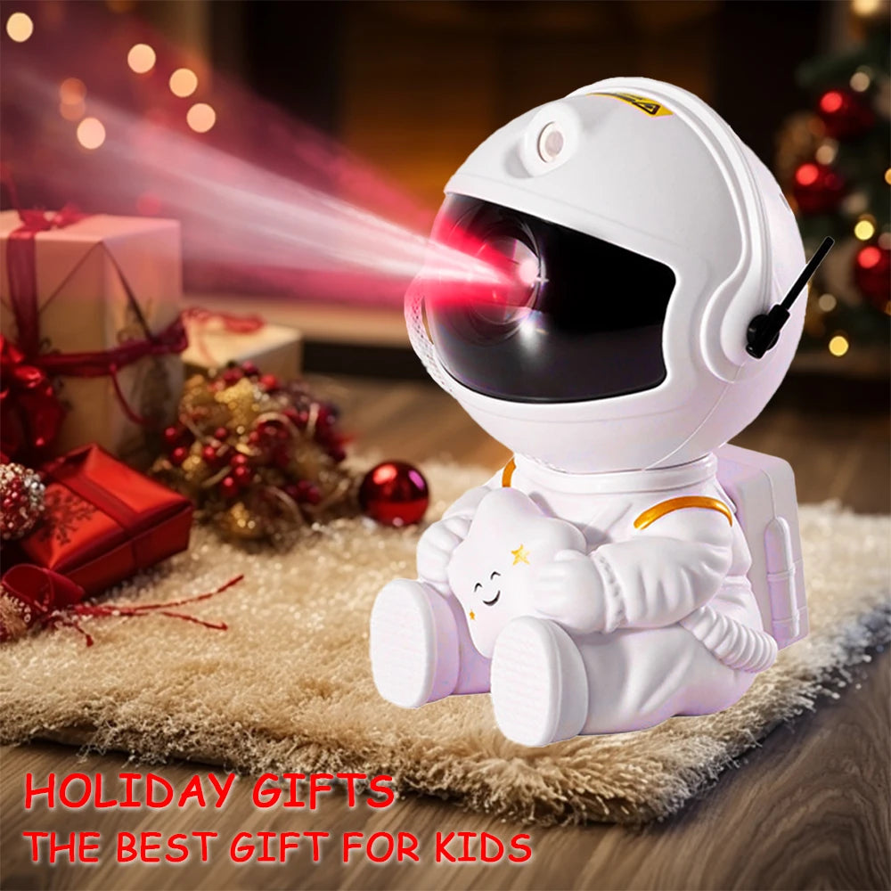 Star Projector Galaxy Night LED Light Astronaut Space Projector