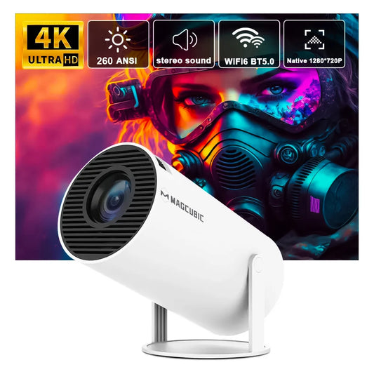 Transpeed Projector 4K Android 11 HY300 Dual Wifi6 260ANSI