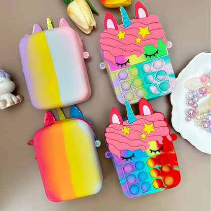 Girls Silicone Cute Unicorn