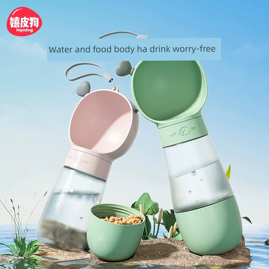 Zoo ● Dog Outing Water Cup Portable Drinking Water Apparatus Pet Water Bottle Walking Dog Drinking Cup Walking Dog Drinking Water