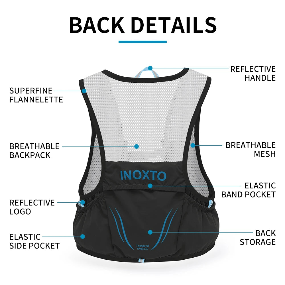 Lightweight running backpack hydration