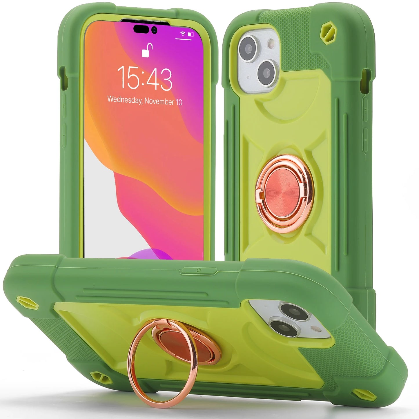 multi color silicone phone case for iphone