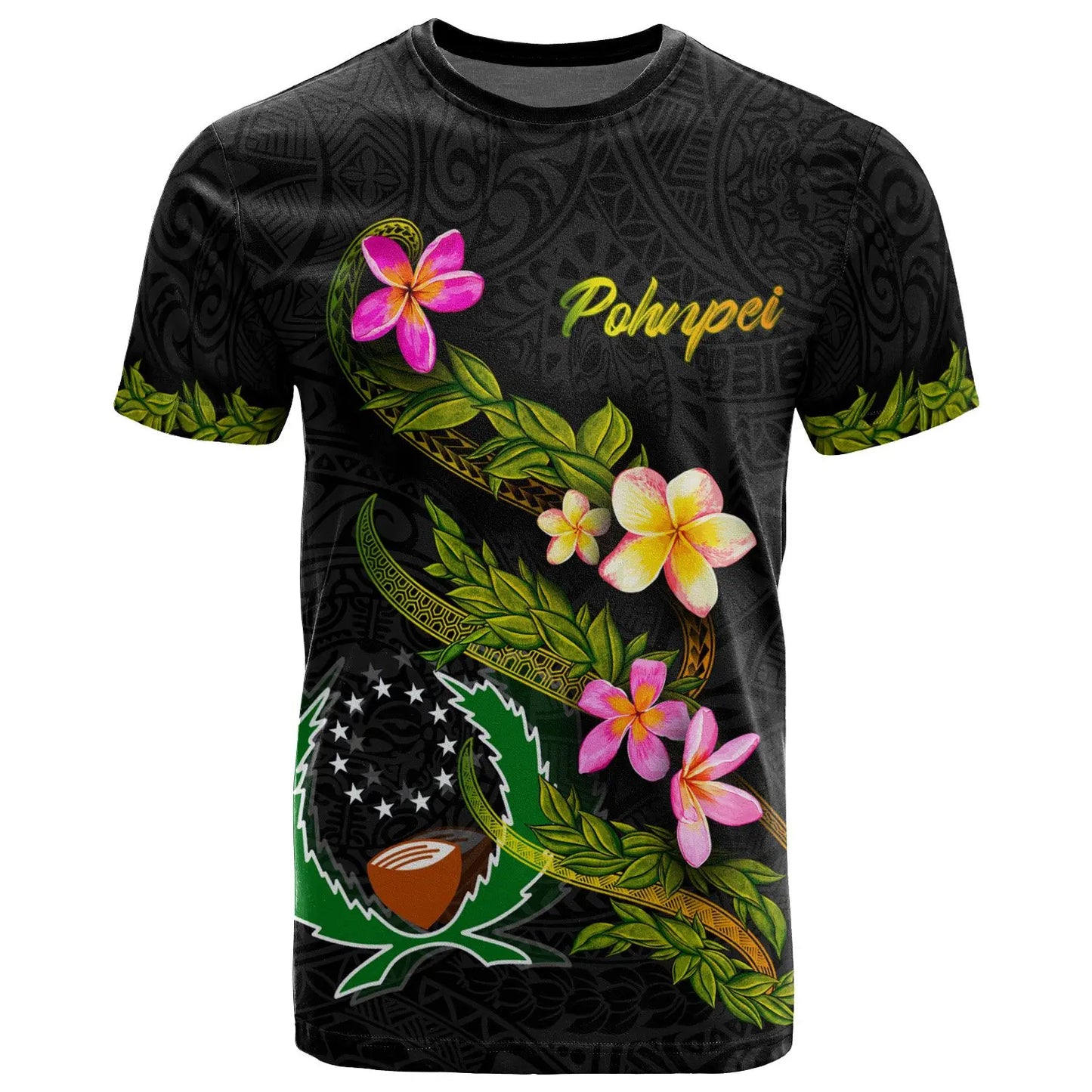 Polynesian Pohnpei Culture Tribal Island Retro