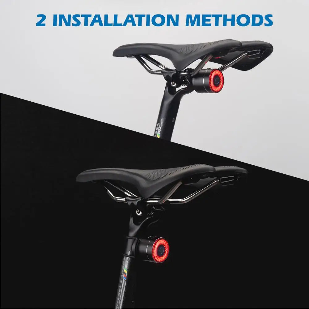 Bicycle Smart Auto Brake Sensing Light IPx6 Waterproof