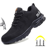 Air Men Safety Shoes Work Sneakers