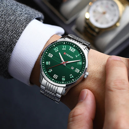 Business Men Luxury Watches Stainless Steel Quartz