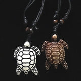 Turtle necklace for women men yak bone tortoise Hawaiian tribal