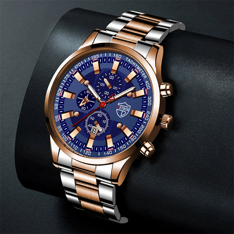 Luxury Man Casual Luminous Clock