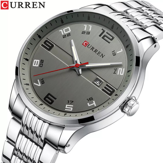 Business Men Luxury Watches Stainless Steel Quartz