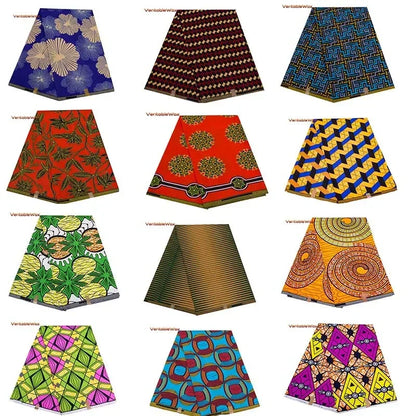 Real Wax Fabric Africa Sewing Wedding