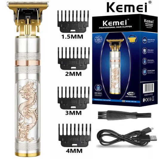 Kemei 762 metal hair trimmer for men professional beard hair clipper