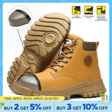 Waterproof Men's Safety Work Boots Steel Toe