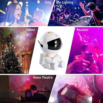 Star Projector Galaxy Night LED Light Astronaut Space Projector