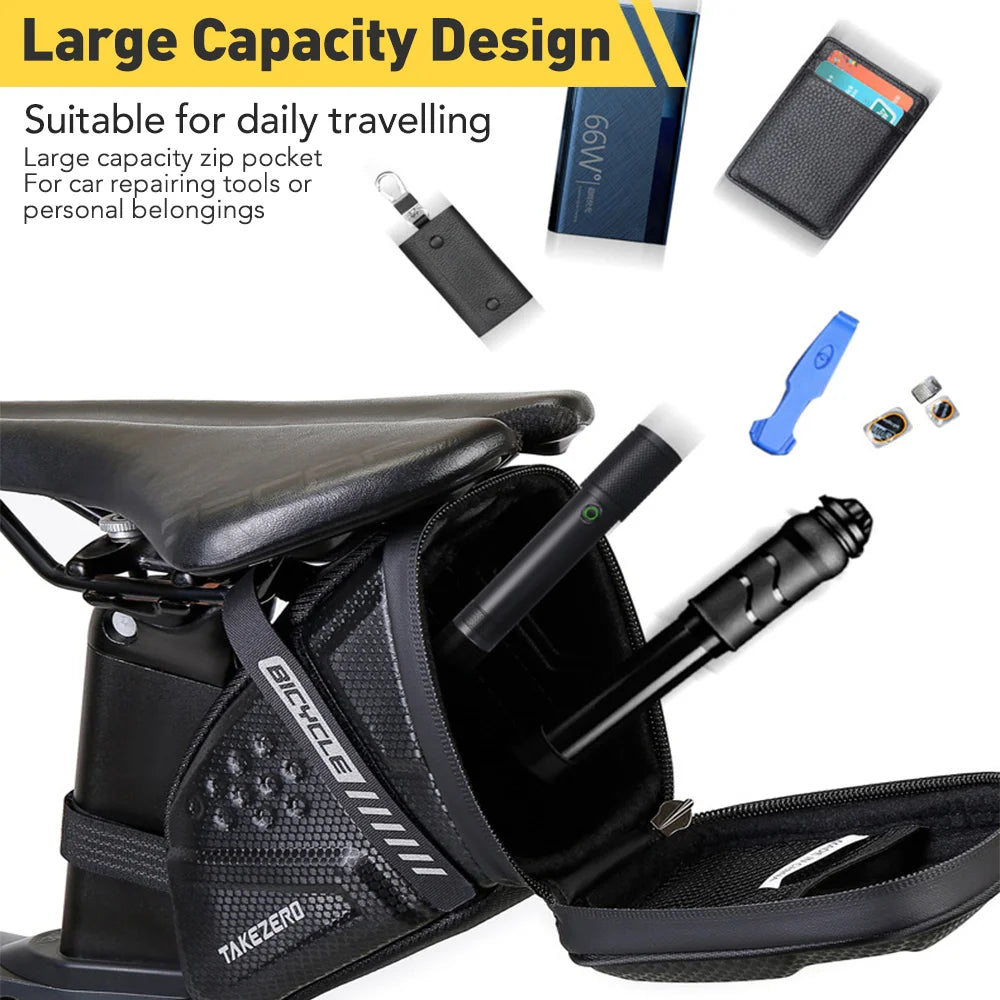 2023 NEW Waterproof Bicycle Saddle bag